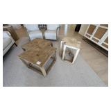 2PC COFFEE TABLE & END TABLE