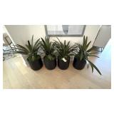 4PC FAUX FLOOR PLANTS