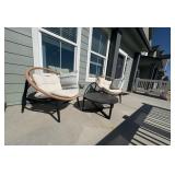 3PC OUTDOOR TABLE & CHAIRS