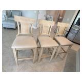 3PC COUNTER STOOLS