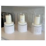 3PC CANDLEHOLDERS