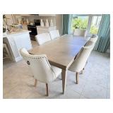 7PC DINING TABLE & CHAIRS