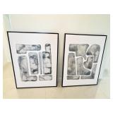 2PC FRAMED CANVASES