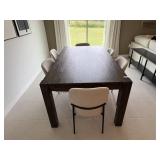 7PC DINING TABLE & CHAIRS