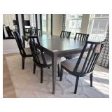 7PC DINING TABLE & CHAIRS
