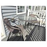 3PC PATIO TABLE & CHAIRS