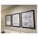 3PC FRAMED PRINTS