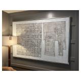 LARGE FRAMED CANVAS