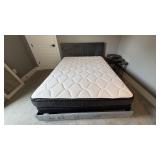 3PC QUEEN BED & MATTRESS SET