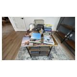 ASSORTED OFFICE ITEMS & BOOKS