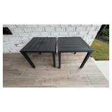 2PC OUTDOOR END TABLES