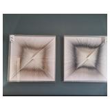 2PC FRAMED WALL ART