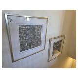 2PC FRAMED ART PIECES