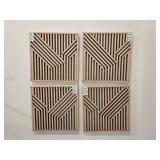 4PC FRAMED WALL ART