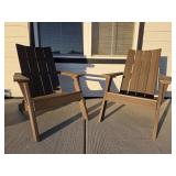 2PC OUTDOOR CHAIRS