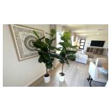 2PC FAUX FLOOR PLANTS