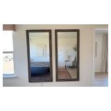 2PC LARGE WALL MIRRORS