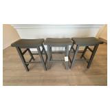 3PC COUNTER STOOLS