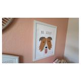 4PC ASSORTED FRAMED PRINTS