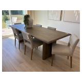 7PC DINING TABLE & CHAIRS