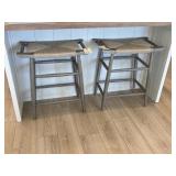 2PC COUNTER STOOLS