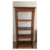 WOODEN BOOKCASE 66"