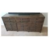ASHLEY FURNITURE TV CONSOLE 64X29