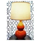 ORANGE LAMPS 2PC