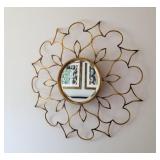 GOLD WALL MIRROR