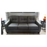 GRAY SOFA & LOVESEAT