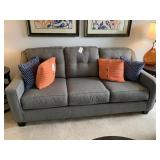 CHARCOAL SOFA & LOVESEAT