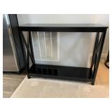 BLACK CONSOLE TABLE