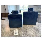 BLUE VASES- 2PC