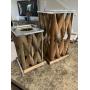 WOODEN CANDLEHOLDERS