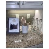 ASST DECO KITCHENWARE, COOKBOOK W/ STAND, 3