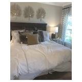 ASST WHITE, GOLD & TAN BEDDING 11PC