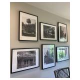 BLACK & WHITE PHOTOGRAPH PRINTS 6PC 21" X 29"