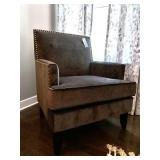 ARM CHAIR W/ NAILHEADS 29"D X 39"H X 30"W