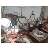 iron candle holders