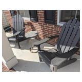 3pc-patio chairs & side table