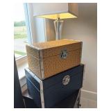 2pc-blue and yellow storage boxes