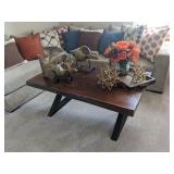 solid wood coffee table