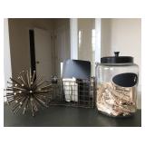 CANISTER, DESK ORGANIZER & NAIL STARBURST