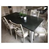 DINING TABLE & 6 DINING CHAIRS
