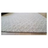 CREAM " TEXTURED" AREA RUG (7