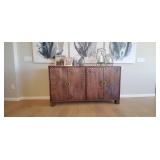 WOOD " SUNBURST" CONSOLE (5
