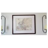 MAP OF EUROPE WALL ART PRINT (3