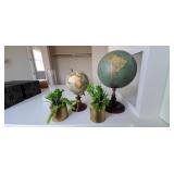 4PC-GLOBES & SUCCULENT SET