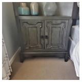 GREY WOOD NIGHTSTANDS (2