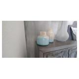 2PC-BLUE " OMBRE" DÉCOR JARS